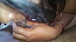 Wife puts husband’s penis in her mouth