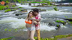 Hot – Priyanka boobs squeezed, grabbed & pressed, navel & thighs grabbed, cleavage (2)4