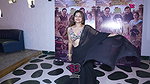 MILF Bhabi Hema Sharma STUNNING Milk Tanker Boobs Cleavage in Black Saree (2)2