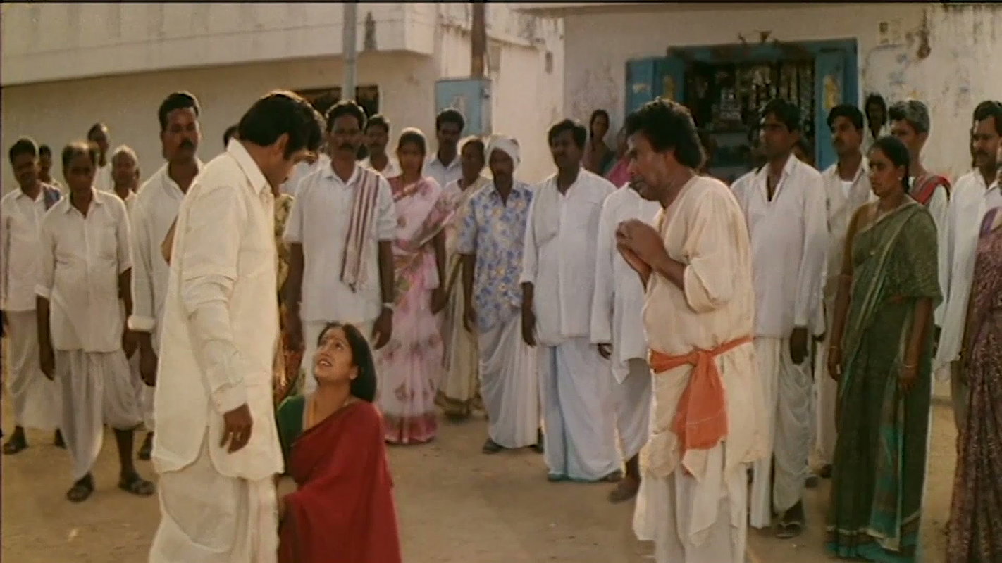 Rajitha Hot Forced,Saree Seduction Scenes Compilation-Peddannayya (1997) (2)2