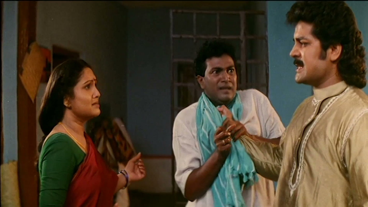 Rajitha Hot Forced,Saree Seduction Scenes Compilation-Peddannayya (1997) (2)2