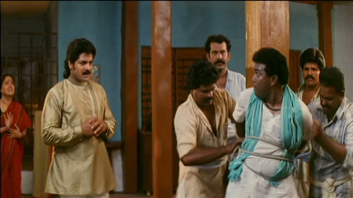 Rajitha Hot Forced,Saree Seduction Scenes Compilation-Peddannayya (1997) (2)2