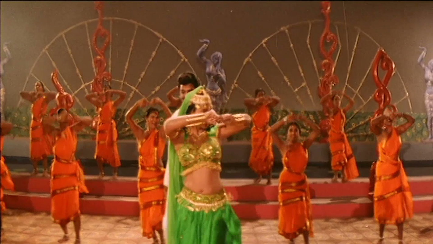 Roja Hot Raw Navel,Ass,Boobs Seduction Song 2-Peddannayya (1997) (2)2