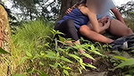 Sexyindianwife outdoor blowjob (2)2