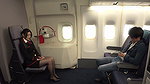 Beautiful Ass Cabin Attendant – S-shape Ass Swinging Cowgirl Position. 1