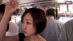 Crowded Bus Tension, Young Wife Stays Still as a Risky Moment Unfolds Beside Her Husband – Scene 1