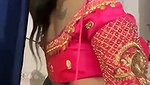 Busty Aunty With Big Boobs On  Her Show