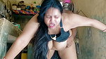 Brother-in-law Pinched My Sister-in-law’s Big Nipples at Holi, Wild Sex in the Kitchen