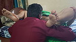 Desi Aunty Hot Fucking with Opposite Home Boy in Bed
