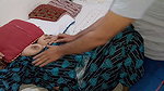 First Pressed the Stepmother’s Boobs and Then Had Sex