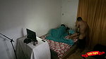 I entered the room, my stepdaughter was watching the Flamengo game and I had sex with her next to my wife