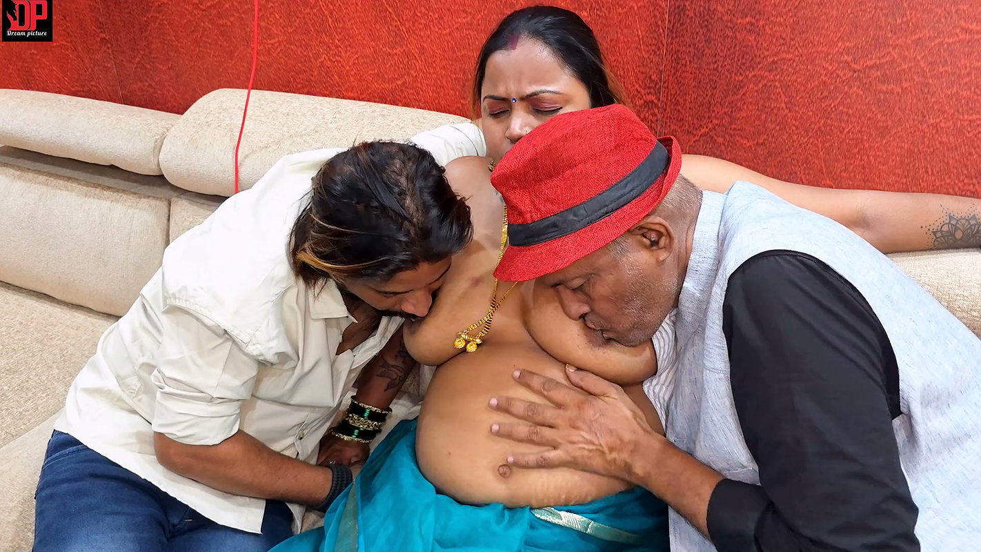 Indian Asian Stepfather Stepdaughter and Youngson Threesome Hardcore Indian Style Fucking Video