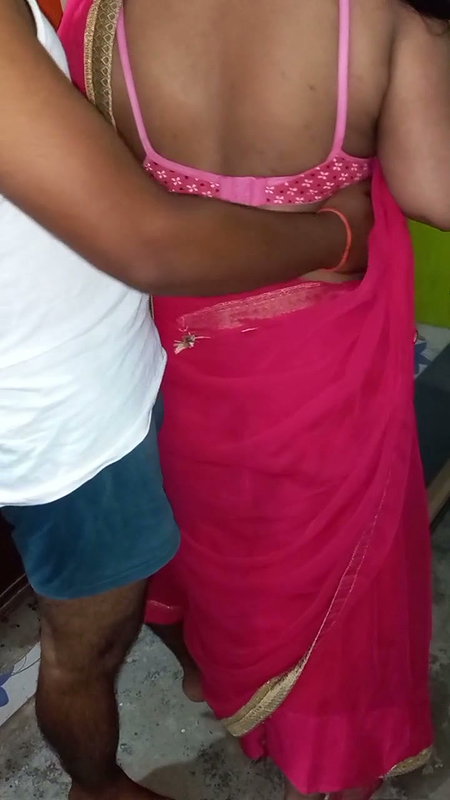 Indian Beautiful Bhabhi in Red Saari Having Sex.