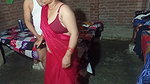 Laal Sari Me Bhabhi Ji Looks Very Hot and Sexy.
