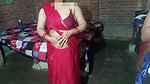 Laal Sari Me Bhabhi Ji Looks Very Hot and Sexy.