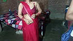 Laal Sari Me Bhabhi Ji Looks Very Hot and Sexy.
