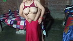 Laal Sari Me Bhabhi Ji Looks Very Hot and Sexy.