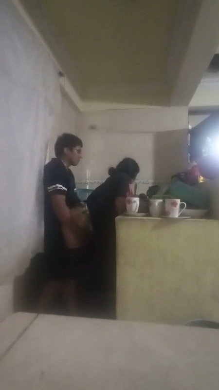 Maid Fucked in the Kitchen (my Wife Almost Found Us Out)