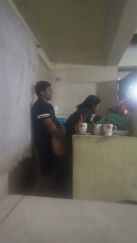 Maid Fucked in the Kitchen (my Wife Almost Found Us Out)