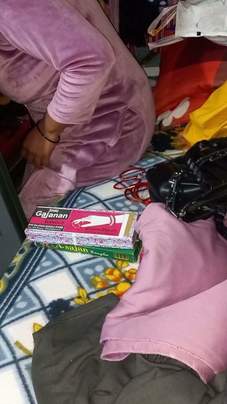 Panjabi Bhabhi Having Change Her Dress.