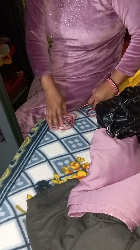 Panjabi Bhabhi Having Change Her Dress.