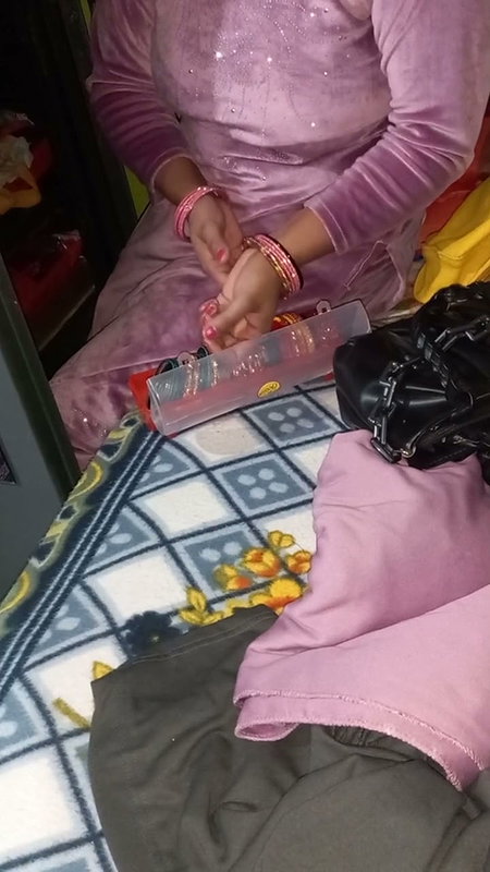 Panjabi Bhabhi Having Change Her Dress.