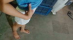 Slapping on Her Ass so Hardly and Make Her to Take Blowjob