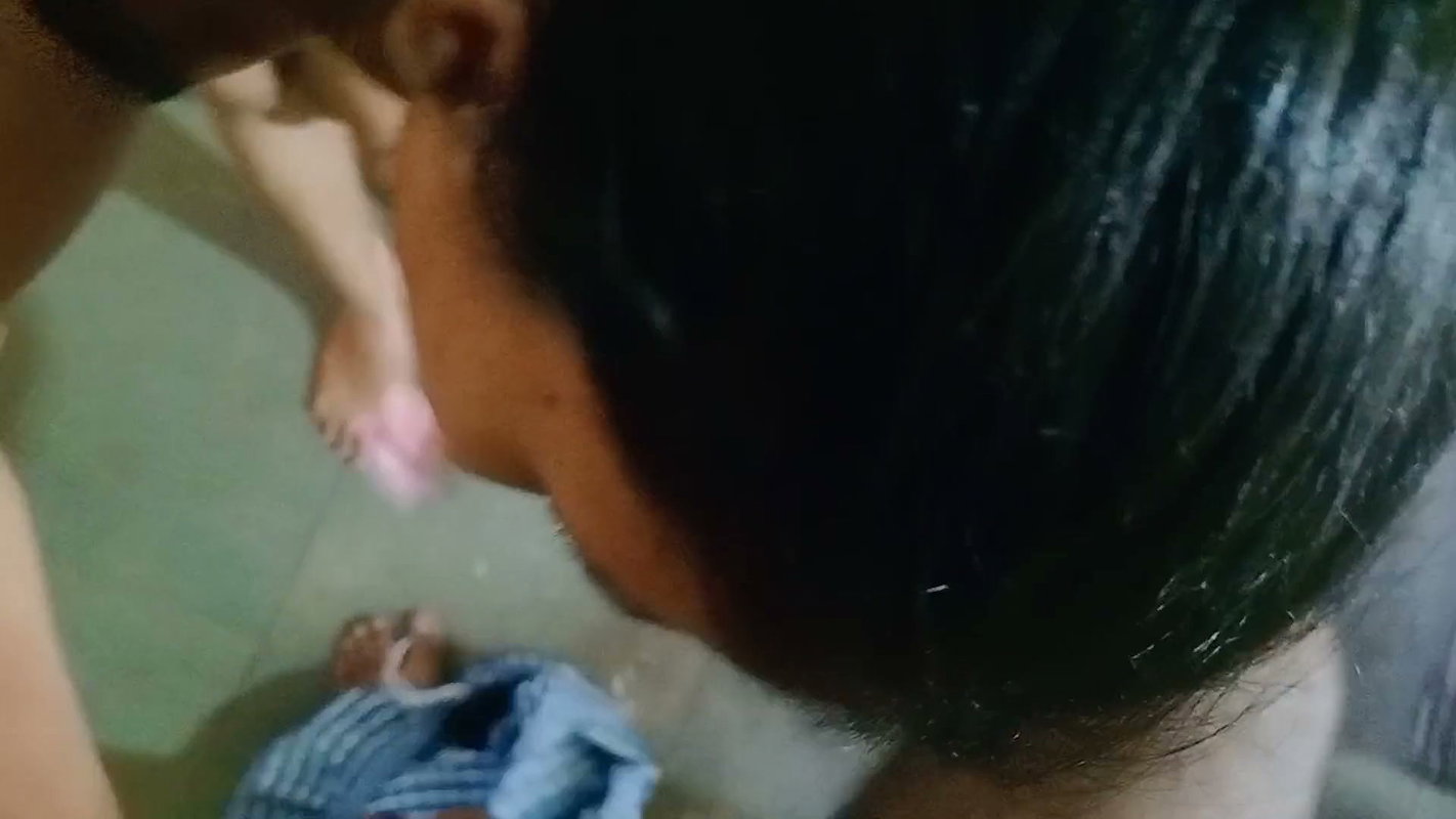 Slapping on Her Ass so Hardly and Make Her to Take Blowjob