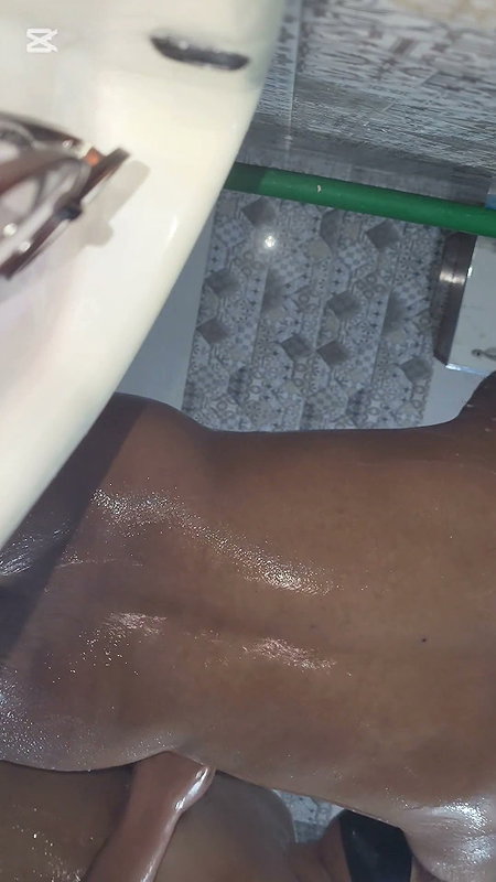 The Hot Princess Was Given a Shower Inside the Bathroom and Then Fucked Afterwards