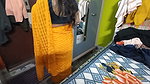 Very Beautiful Bhabhi in Yellow Saree