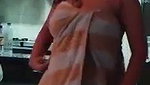 Beautiful Girl dancing for her lover in Towel and Fucking 2 video 22