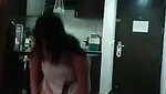 Beautiful Girl dancing for her lover in Towel and Fucking 2 video 22