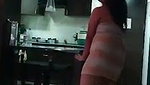 Beautiful Girl dancing for her lover in Towel and Fucking 2 video 22