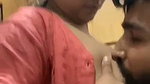 Beautiful Wife boobs sucking in kitchen2
