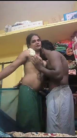 Desi trans with her boyfriend smooching sucking tits and she give blowjob2