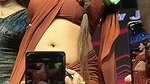 hot bhojpuri actress sexy navel and boobs in grey saree2