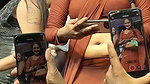 hot bhojpuri actress sexy navel and boobs in grey saree2
