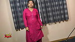 rupali bhabhi in red shalwar suit