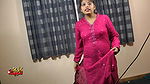 rupali bhabhi in red shalwar suit
