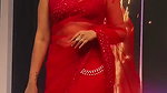 sadhika venugopa sexy navel in red saree2