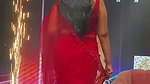 sadhika venugopa sexy navel in red saree2