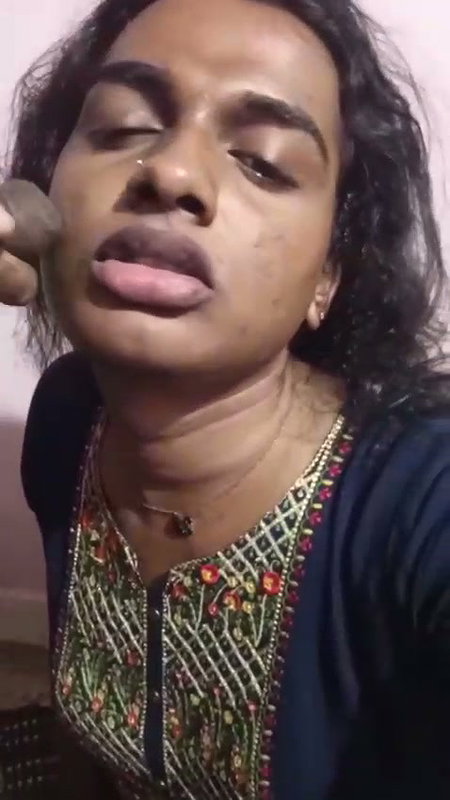 Trans gives blowjob and cum in mouth2