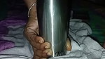 Bhabhi Ne pura botal chut me dal diya