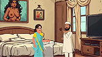 Girlfriend cheating with her neighbour