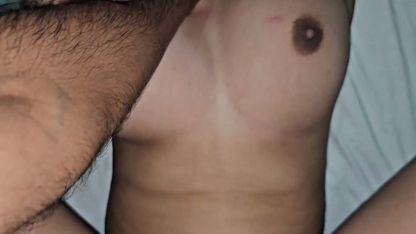 Yes Daddy Cute girlfriend come to his boyfriend place and he fucked her hard