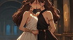 Kissing Orgasm of Mature Women, AI Generated Cartoon content, Uncensored video of 18 Year old Anime Girl