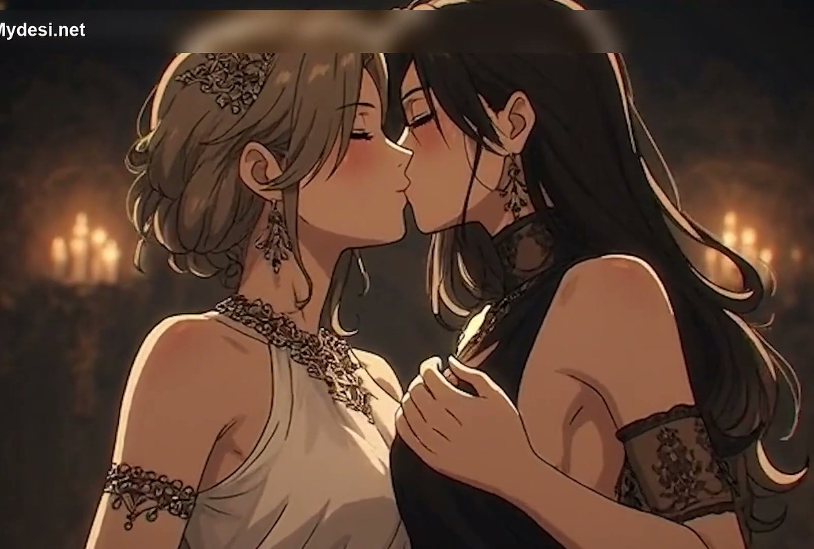 Kissing Orgasm of Mature Women, AI Generated Cartoon content, Uncensored video of 18 Year old Anime Girl