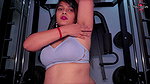 my gym trainer Caught me masturbate myself at Gym, He help me Squirt and fuck my big hairy Ass