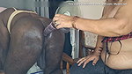 Pegging Blck Slave I Love to Peg His Ass