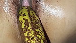 Pumped bananas and bottles into sister-in-law’s pussy and fucked her a lot
